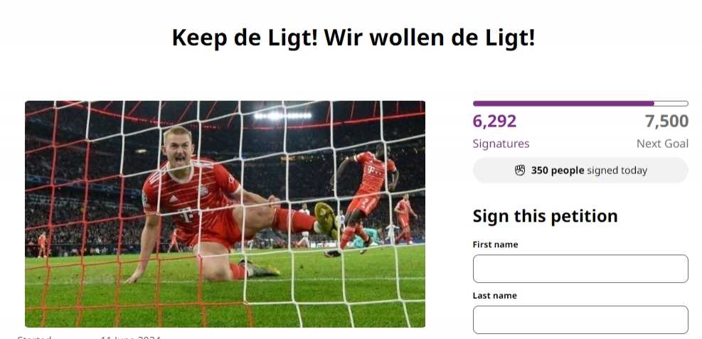拜仁球迷写请愿书让德里赫特留队，已有超6000名球迷签名